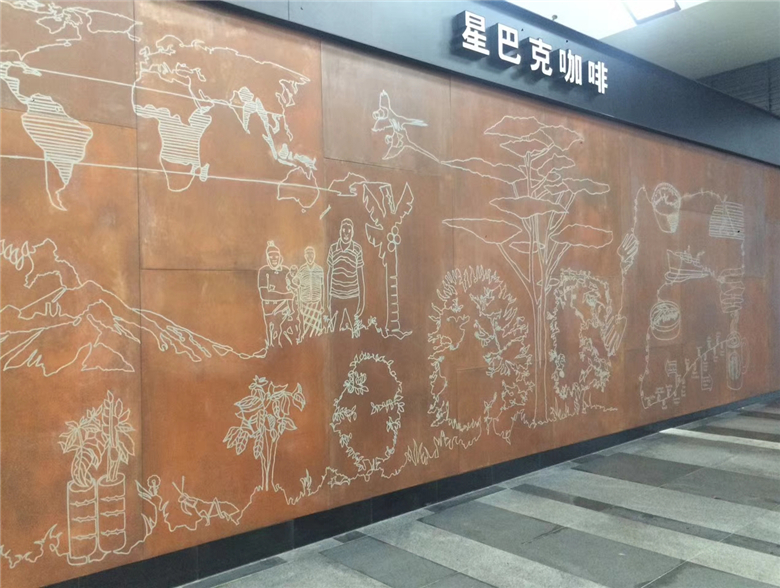 岭口镇耐候钢幕墙
